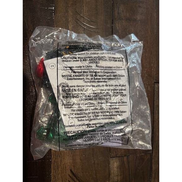 Disney 1999 Mystic Knights #8 Lugad McDonald’s Happy Meal Toy New Sealed Bag - Picture 3 of 6